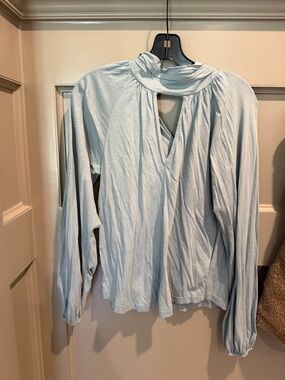 Nation seafoam top